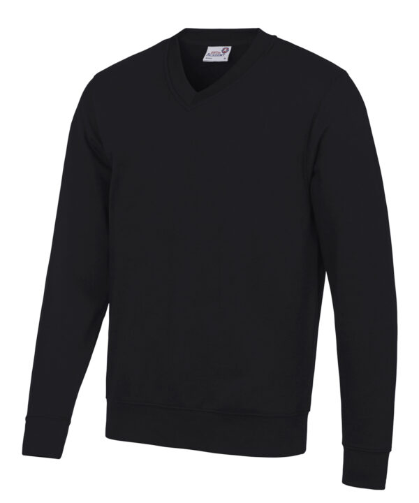 Senior Academy v-neck sweatshirt - Black