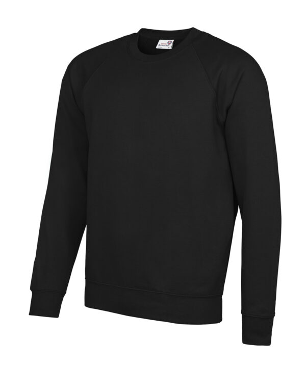 Senior Academy raglan sweatshirt-Black