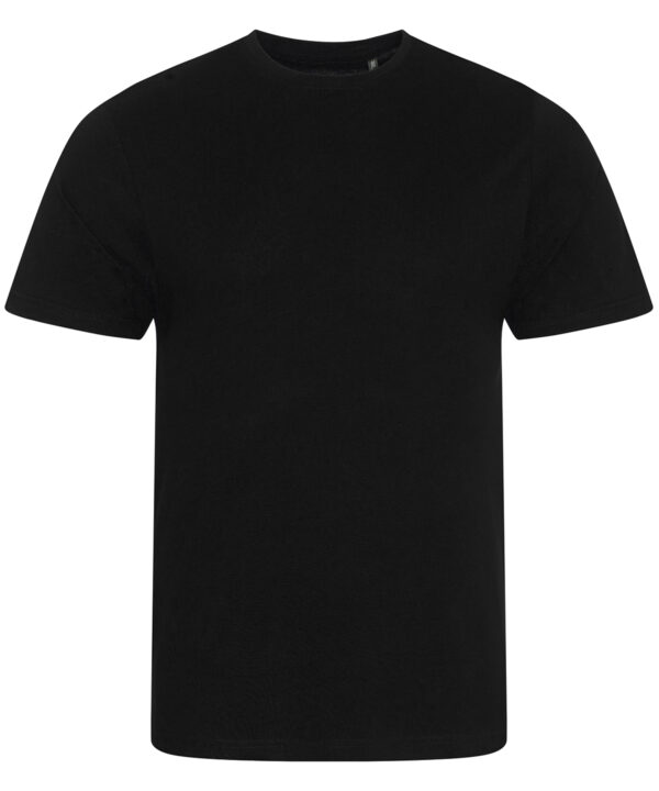 Black Cascade organic tee EA001JBLAS