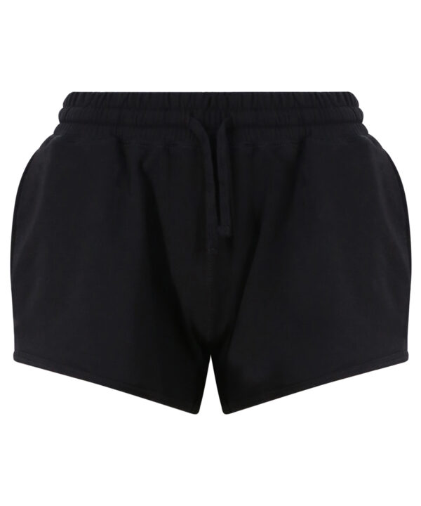 Black Women's cool jog shorts JC074JBLAA