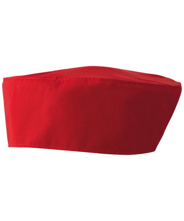 Red Chef's skull cap PR653REDDA