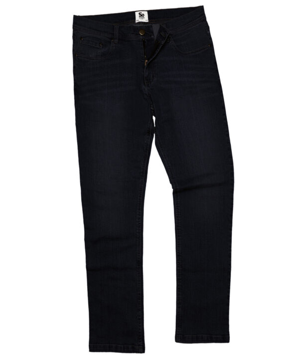 Black Leo straight jeans SD001BLACM