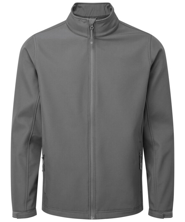 Grey Windchecker® printable and recycled softshell jacket PR810DGRES